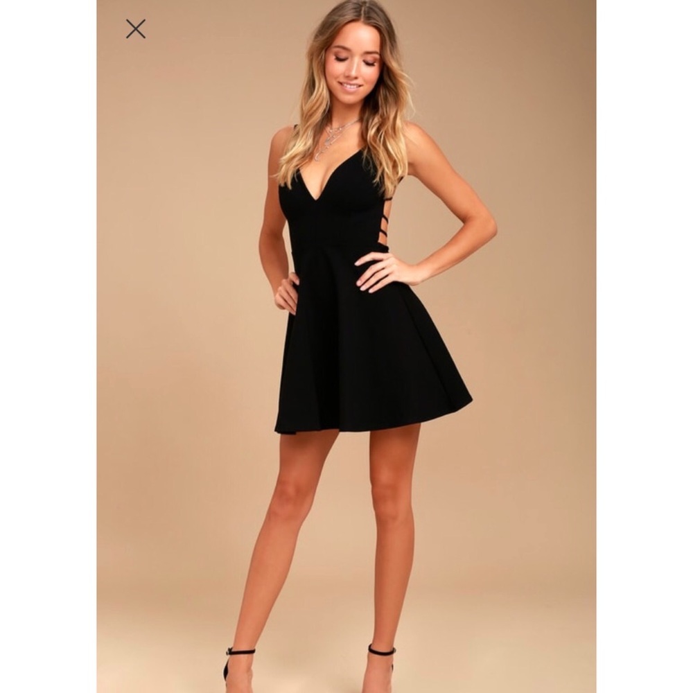 Backless Skater Dress